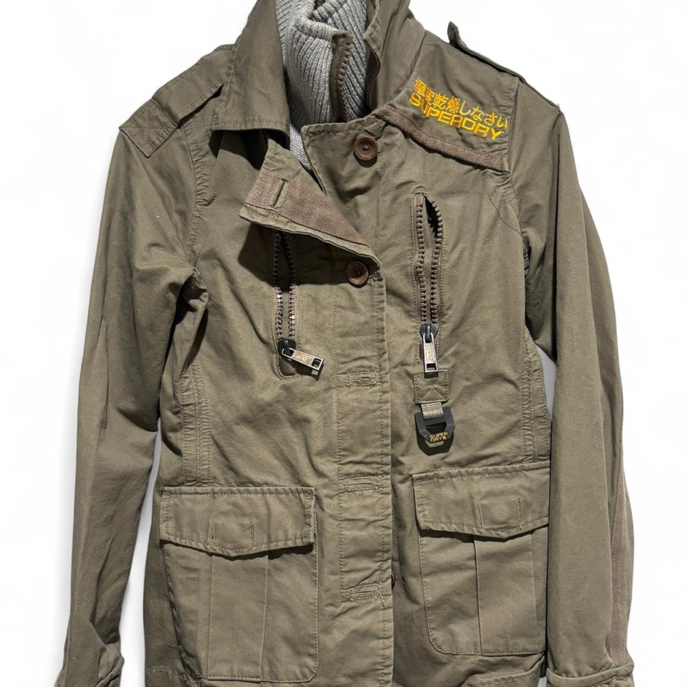 Superdry Japan Rifleman Jacket - S Military/Grunge/Streetwear/Y2K/Utility Wear